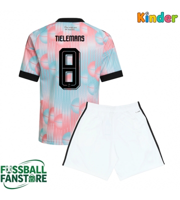 Belgien Youri Tielemans #8 Replik Auswärtstrikot Kinder WM 2026 Kurzarm (+ Kurze Hosen)